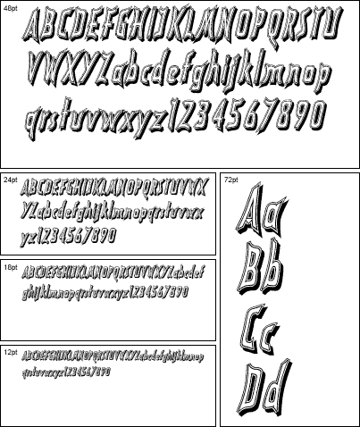 Bonnart College Shadow Italic